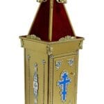 Аналой кліросний 50х50х170 см (лиття)_№1_ з підсвічуванням