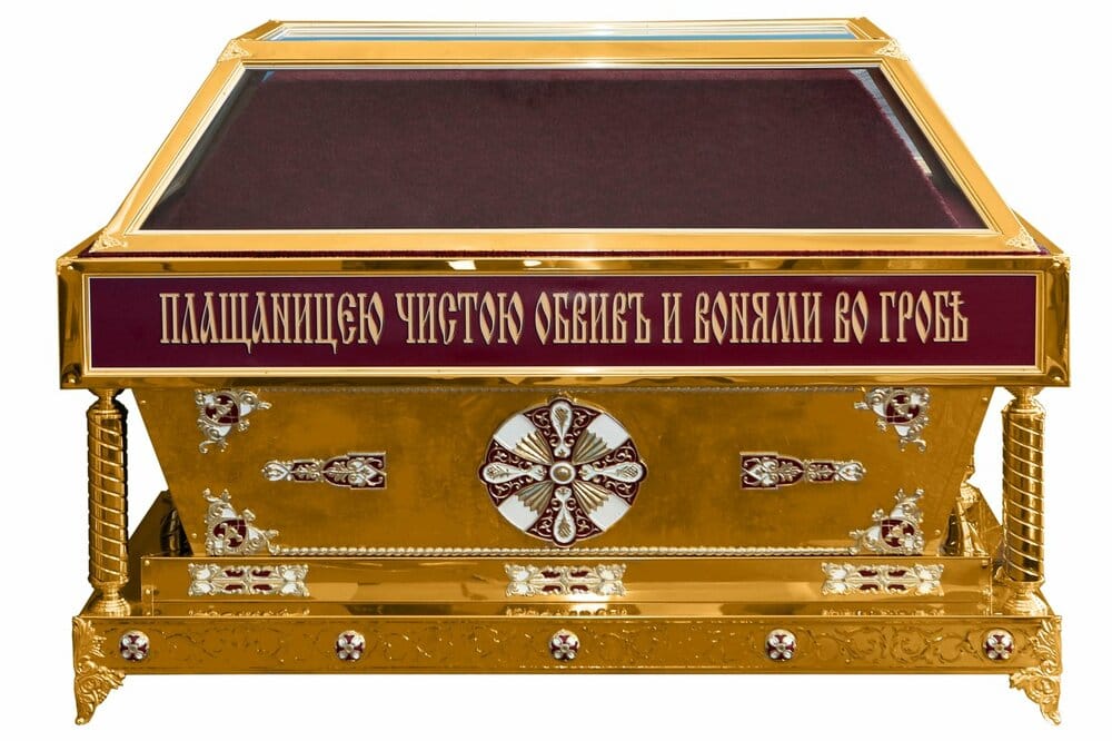 Гробниця під плащаницю Спасителя 150/90 см (91/42 см - тверда частина)