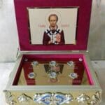 Ковчег для частинок святих мощей 1-2-3-4-6-12 частинок, 20х28 см