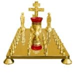 Кришка панахидного столу, 24 свічки (лита Голгофа)