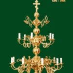 Панікадило 2 ярусне на 15 свічок 6/9 гілок
