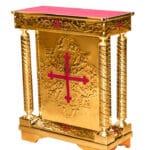 Підставка 70*30*85 см (чеканка, кольровий булат)