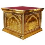 Престол 150х150 см, карбування, литі ікони