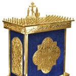 Стіл панахидний 100 свічок (розбірний) оксамит